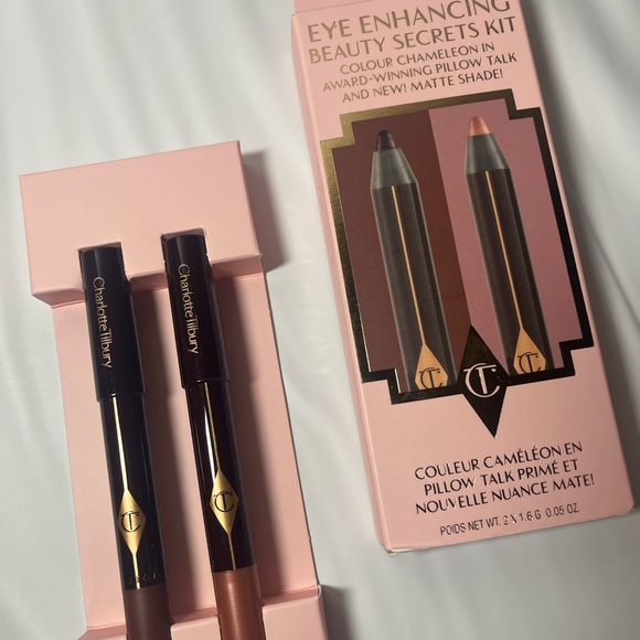 Charlotte Tilbury Eye Enhancing Beauty Secrets Kit Pillow Talk & Smokey NIB - Picture 4 of 9